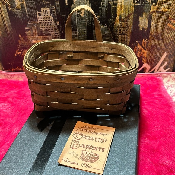 Longaberger Other - LONGABERGER Basket Wall Hanging Small 1981